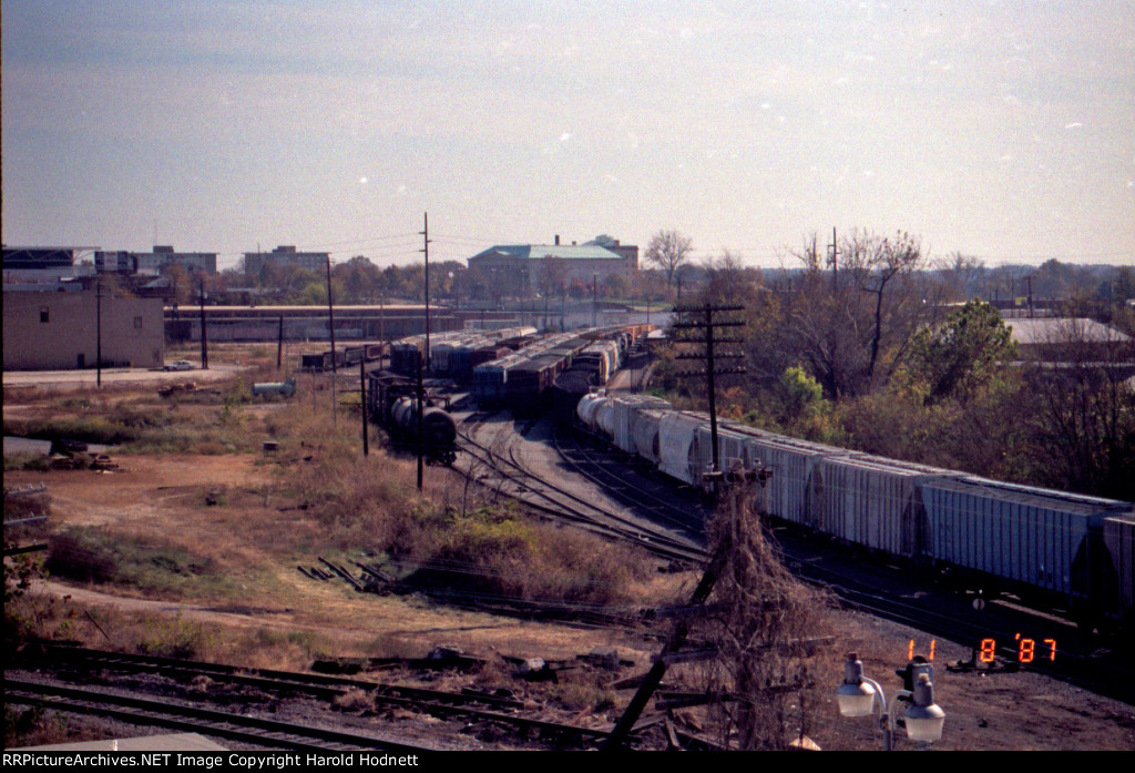 The old Southern yard, as viewed from Boylan Avenue bridge